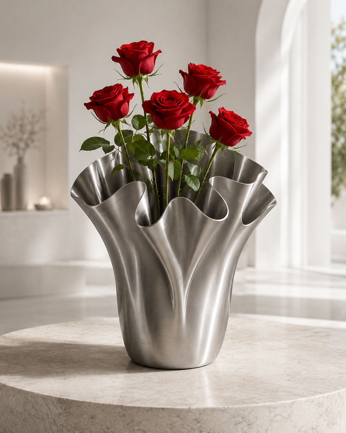 Rosa Serenità RVS urn