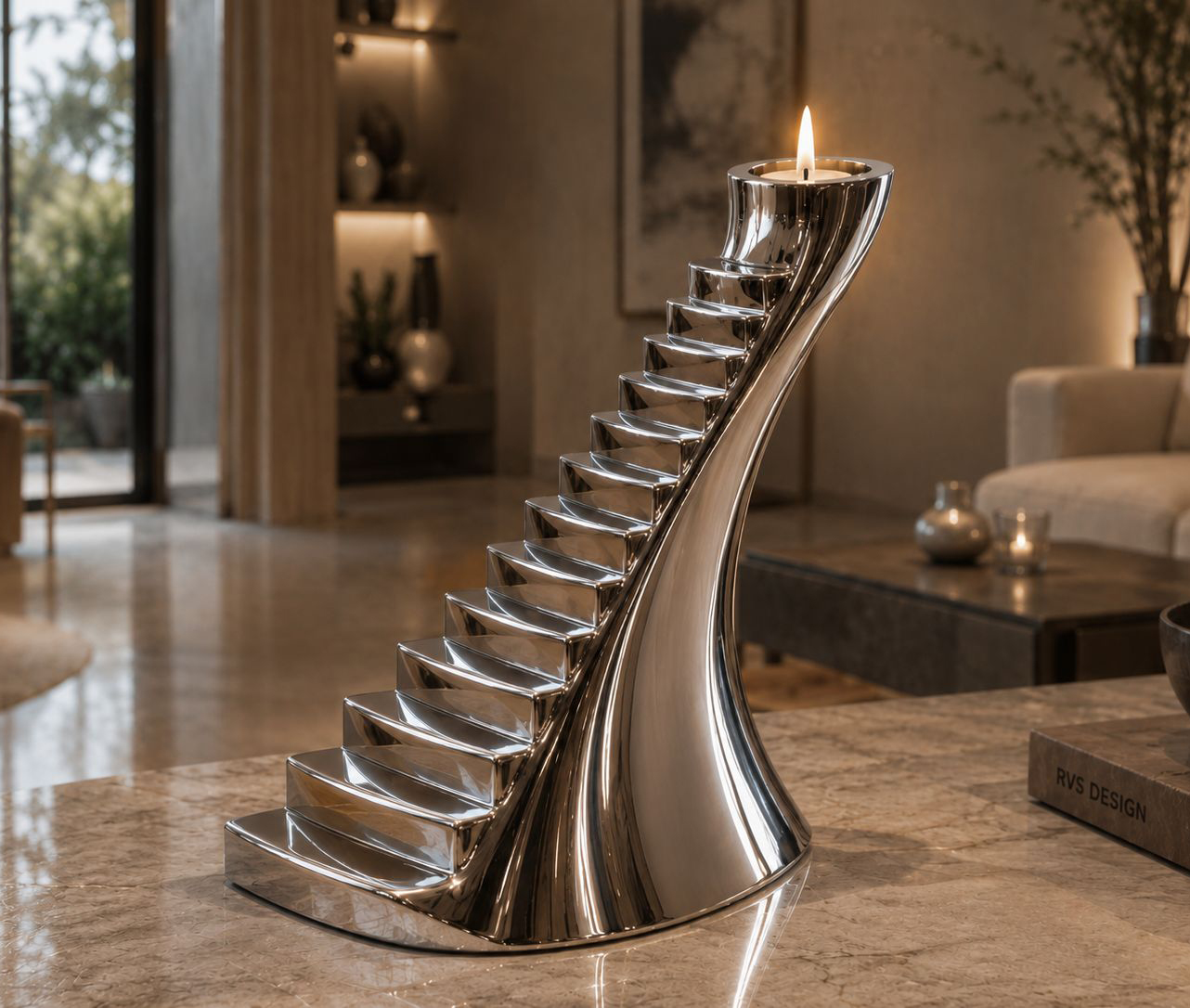 Hemelpad RVS urn
